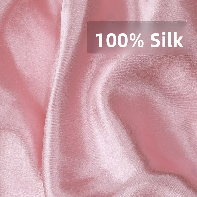  Silk Women's  Panties Breathable Sweat Absorbent Lace Trimmed Underwear Low Waist Comfortable Fit Home Wear