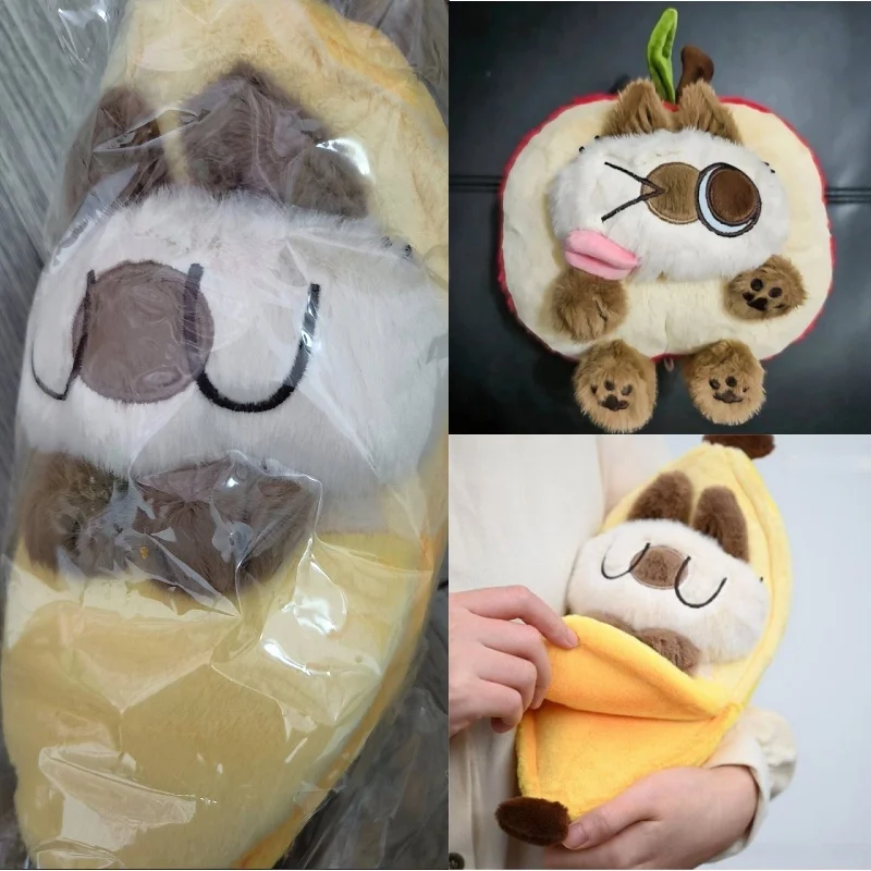 

Оригинальная плюшевая кукла сиамского кота Азуки — серия Apple & Banana | Супер милая плюшевая кукла Азуки, модель игрушки в подарок