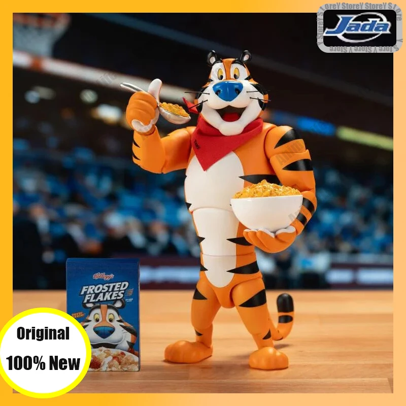 

Original JADA Toys 1/12 Mascot: Kellogg's Tony Tiger Mobile Doll Anime Action Figures Toys Collections Gifts Models