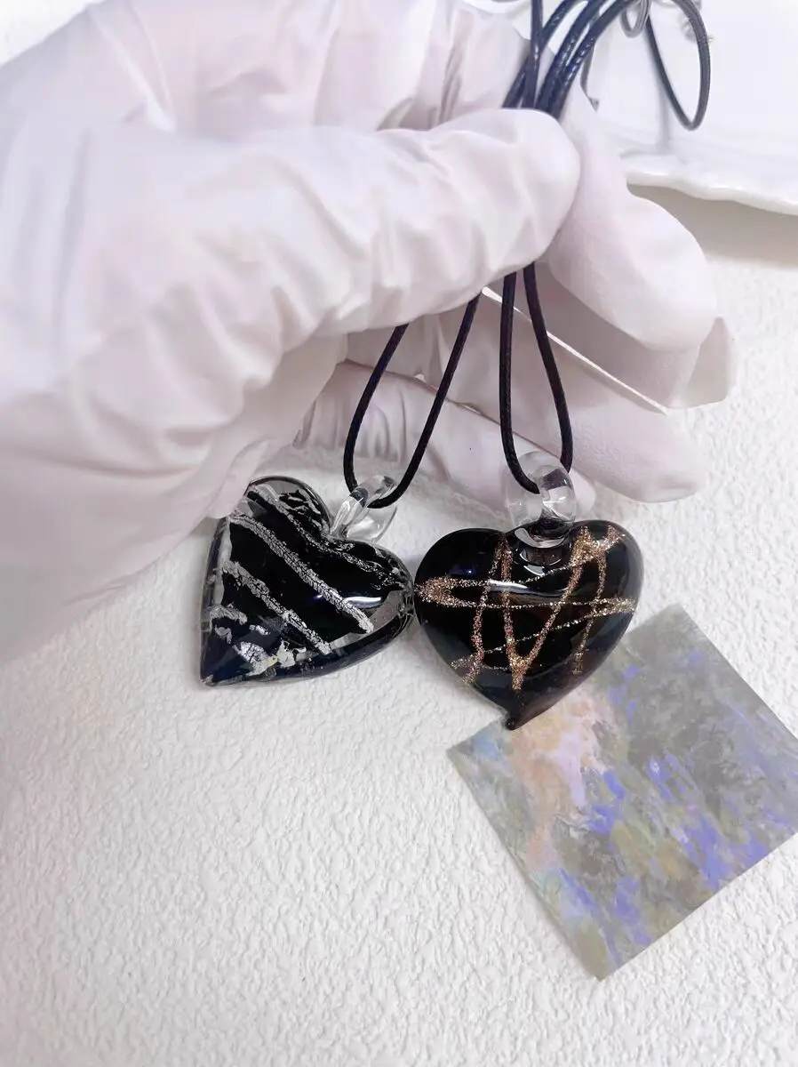 Handmade Murano Glass Pendant Women\'s Necklace Multiple Style Unusual Shaped Glass Jewelry Fit Wedding Party Surprise Gifts