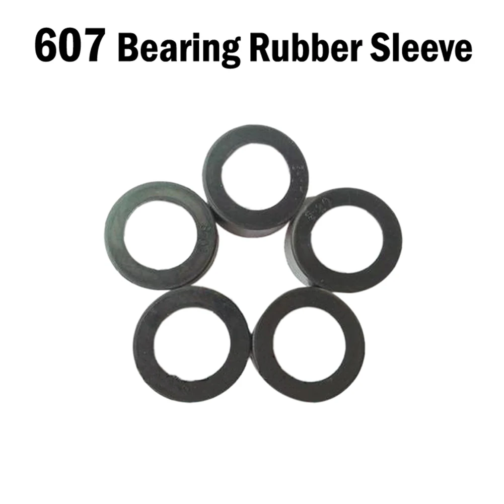 Upgrade Your Power Tools with 10pcs Rubber Sleeve for 607 Bearings Enhance Efficiency and Lifespan Smooth Appearance