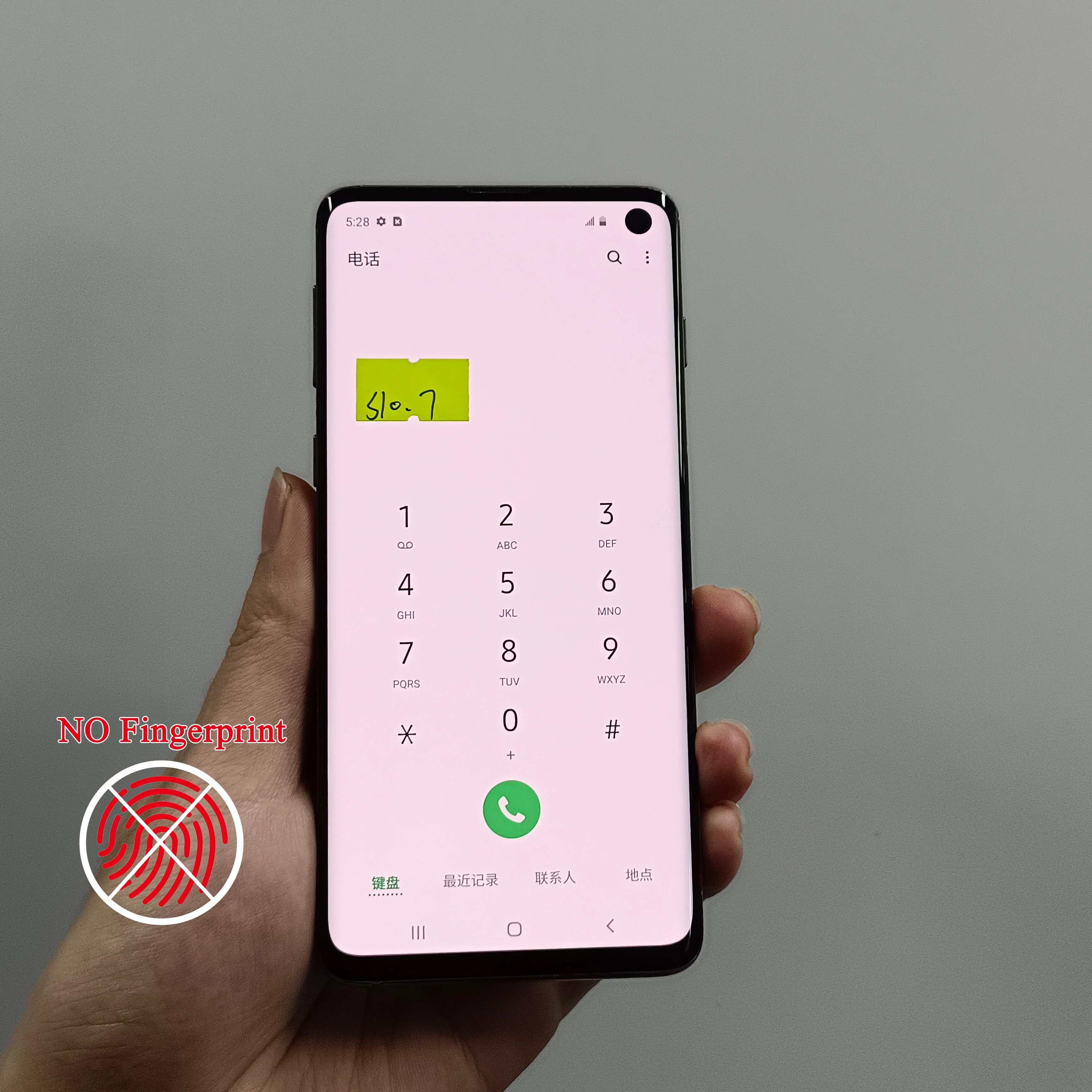 For Samsung Galaxy S10 G973F/DS G973U G973 SM-G973 Amoled LCD Display Touch Screen Digitizer Assembly With Black Dots replace