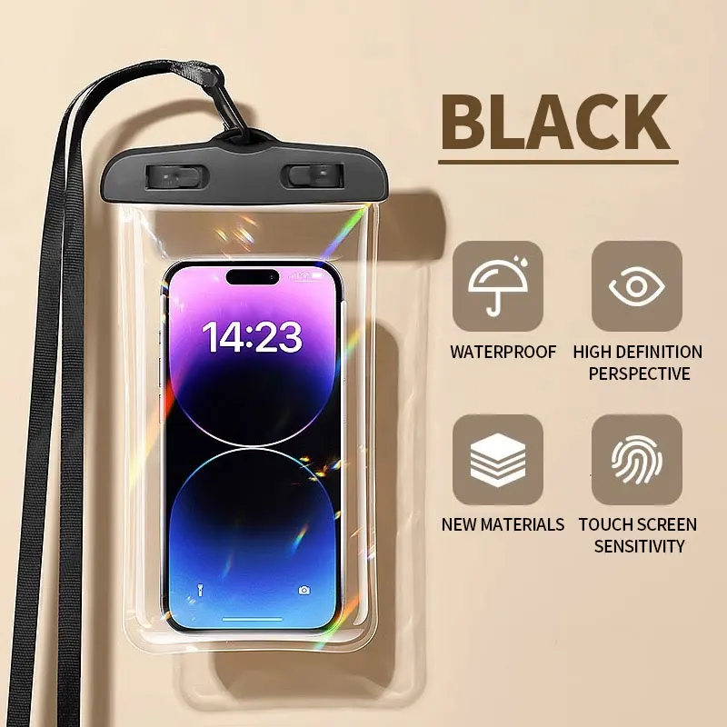 Wasserdichte Telefon Tasche Drift Tauchen Schwimmen Tasche Unterwasser Dry Bag Fall Abdeckung Für Telefon Wasser Sport Strand Pool Skifahren