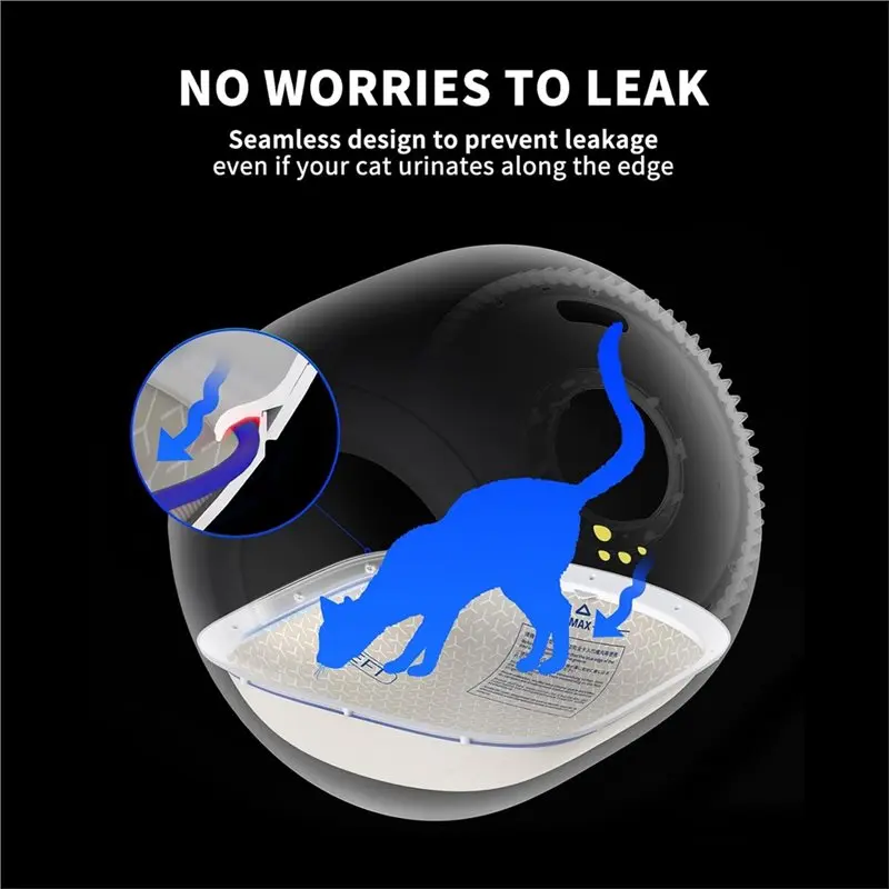 [A93Z!】 Waterproof Leakproof Cylinder Anti-Stick Cat Litter Pad For PETKIT Purobot Ultra Camera Automatic Cat Litter Box