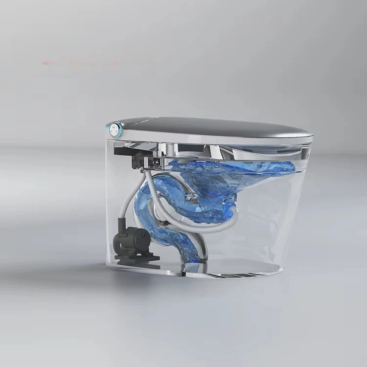 xx-IPX4 Smart Toilet, Commercial Bidet with Water Spray, Intelligent Ceramic Water Closet for Home & Commercial Bathroom