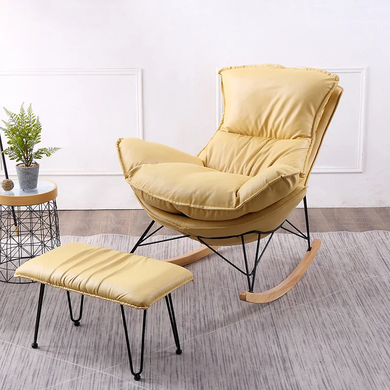 Popular Modern Nordic Wholesale Bedroom Economic Simple Swing Chaises Lounge Living Room Seating Recliner Lobster Chair