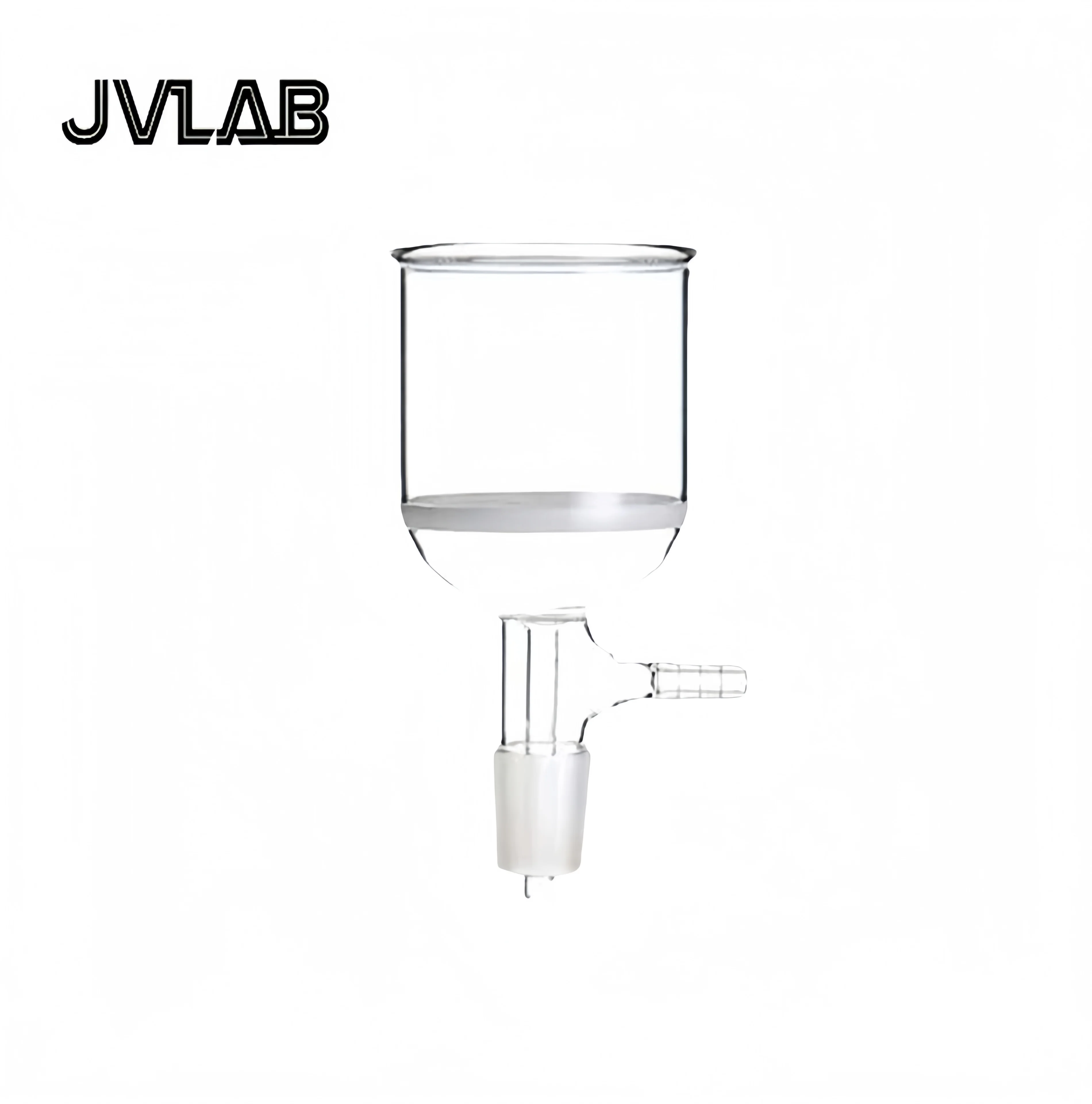 

Premium Glass Sand Core Filter Funnel - 35ml Laboratory Grade Fritted Funnel for Precise Liquid Filtration JVLAB