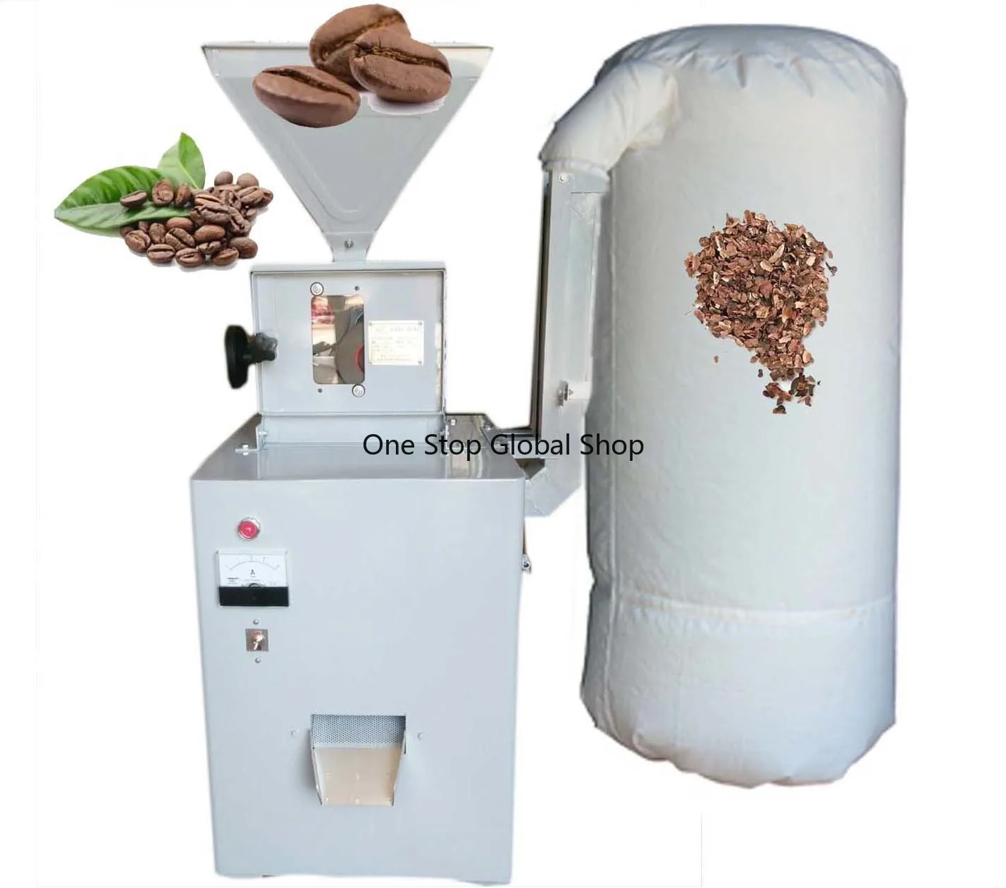 150kg/h Cocoa Beans Peeling Machine Coffee Shelling Cracker HJ-SN026