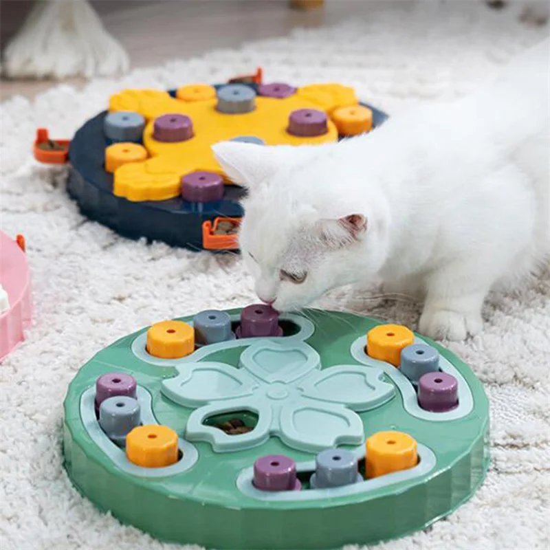 Dog Puzzle Toys Slow Feeder Interactive Increase Puppy IQ Food Dispenser Slowly Eating NonSlip Bowl Pet Cat Dogs Training Game