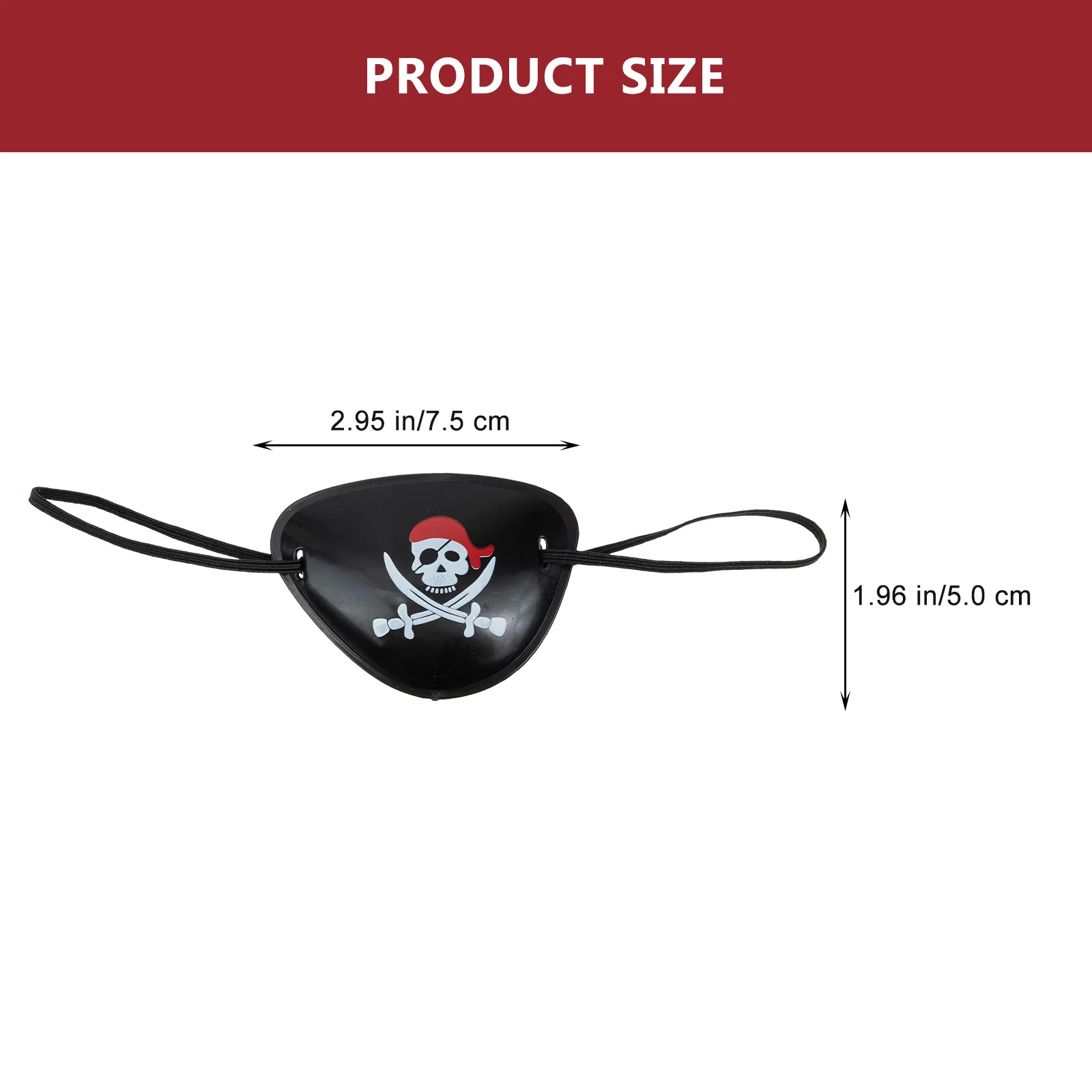 Piraten Augenbinde Halloween Ornament Augen maske Dekor Blinder Kleider Schädel Patch Make-up tragbar