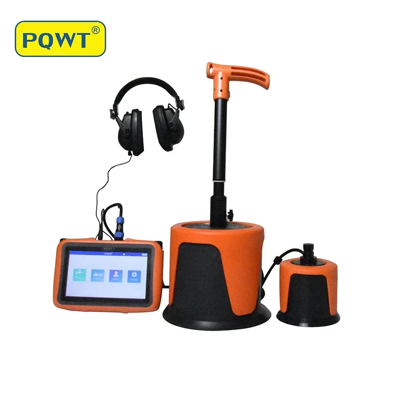 PQWT L6000 Professional Plumbing Tools Outdoor Underground Pipe Lines Water Leak Detector