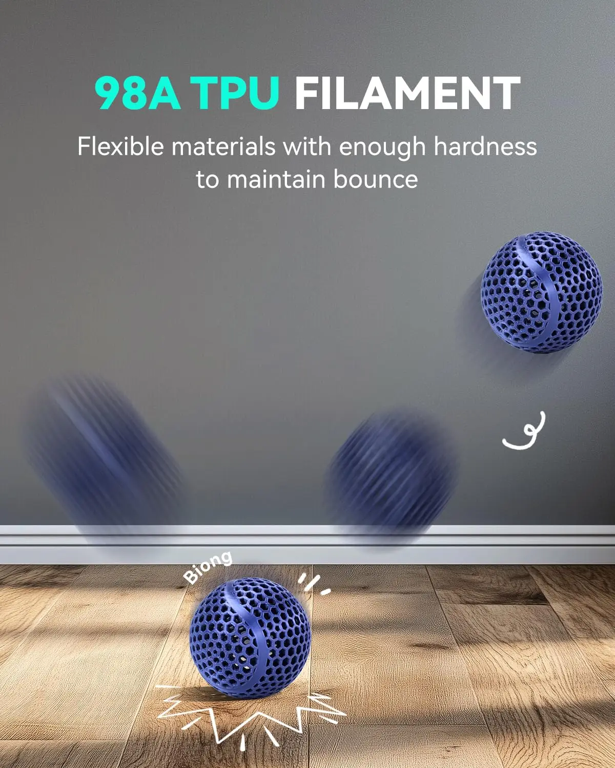 SUNLU TPU Silk Filament 1,75 mm Tolerancje ±0,03 mm 1 kg Szpula Elastyczny błyszczący jedwabny filament o gładkiej powierzchni do drukarki 3D FDM — zdjęcie 4