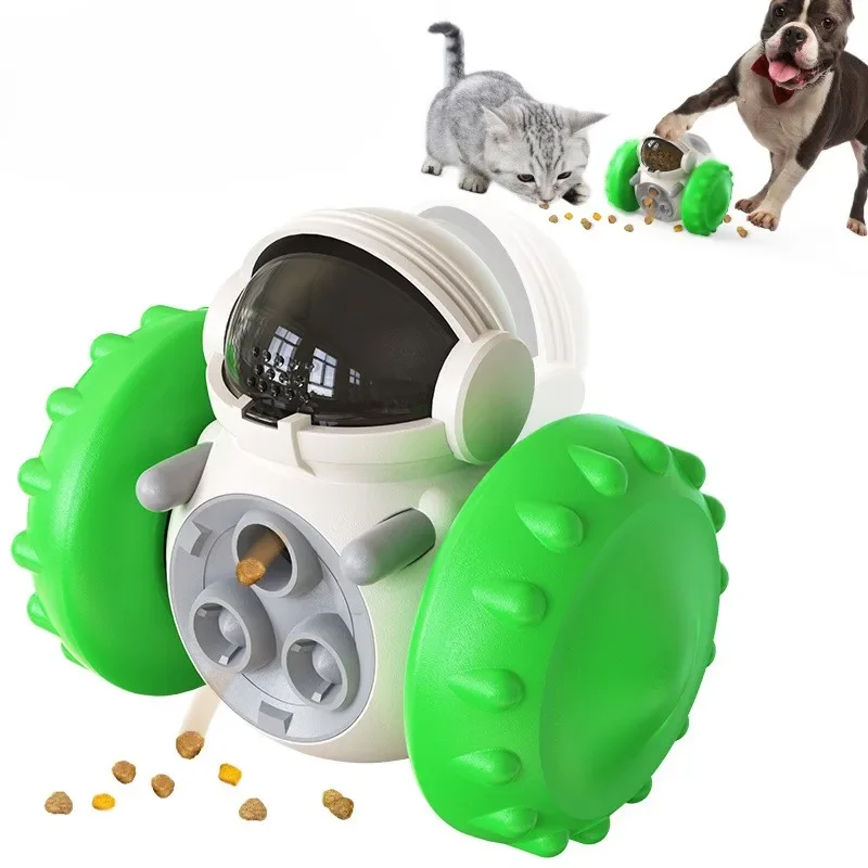 Gobelet à fuite lente pour animaux de compagnie, voiture d'équilibre, jouets pour chiens et chats, fournitures pour animaux de compagnie, robot