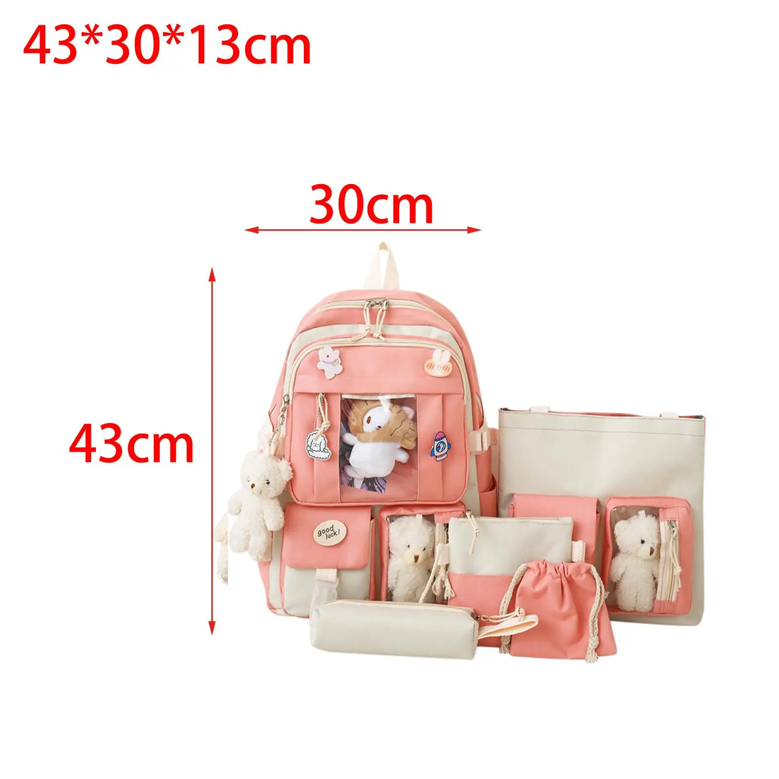 5x Women Backpack School Bag Travel Work Bag Gift Student Rucksack Casual