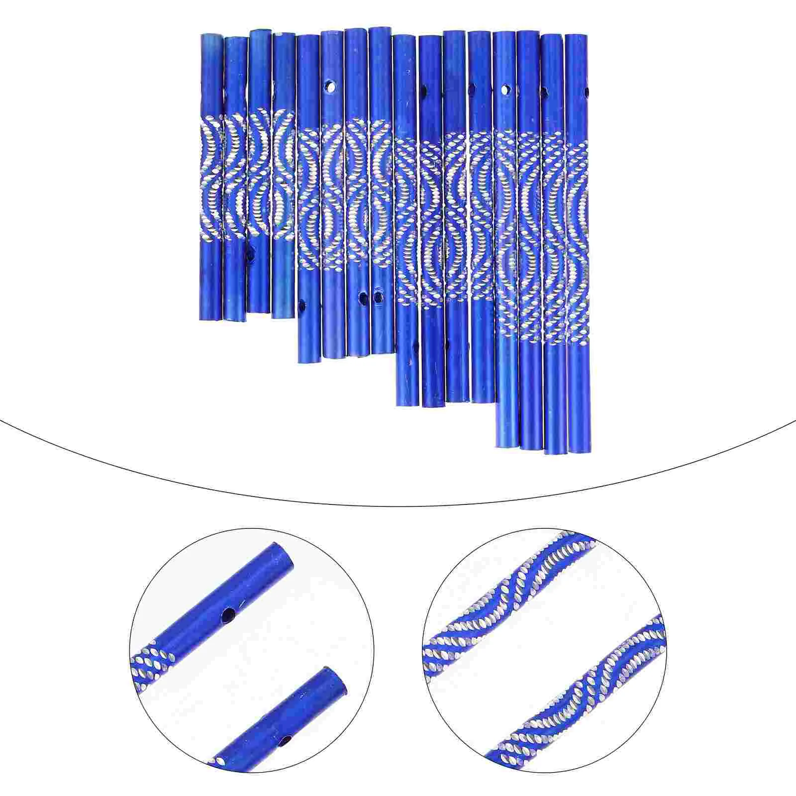 16-częściowa rurka z dzwonkiem wietrznym Aluminiowa rura dekoracyjna Akcesoria do dzwonków Rury materiałowe