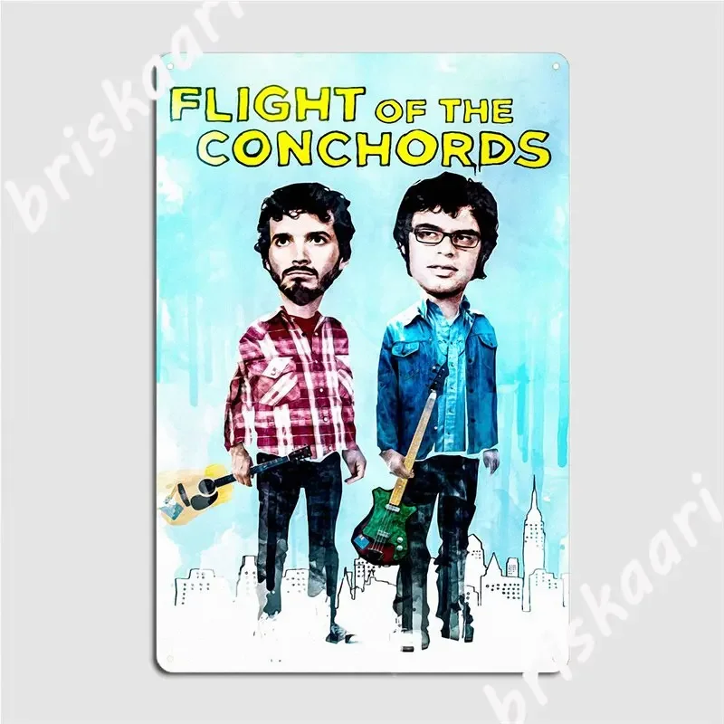 Flight Of The Conchords Metal Plaque Poster Wall Cave Create Poster Kitchen Tin Sign Poster