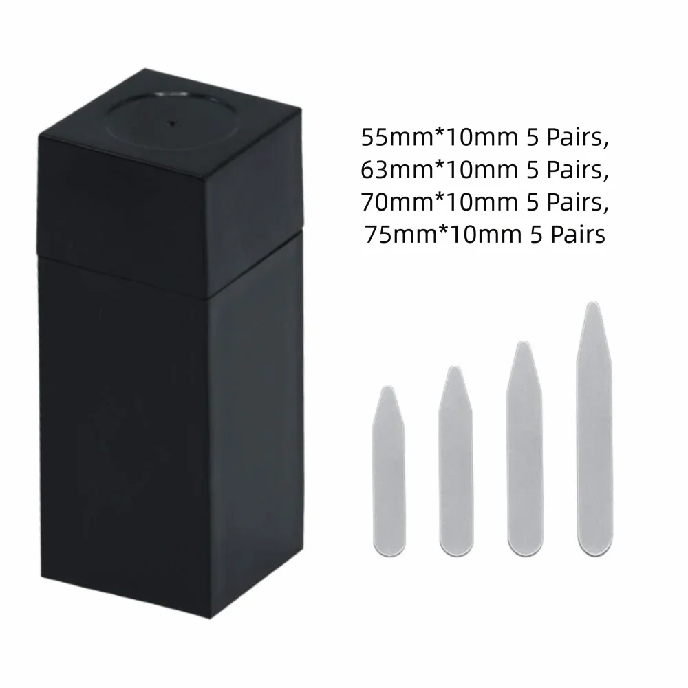 40 шт., противоскользящие жестконы для воротников из нержавеющей стали, магнитные инструменты для воротника-стойки рубашки, инструмент для поддержки воротника рубашки