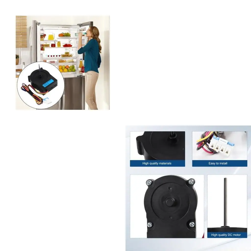 

D0AB 12V EAU63923602 Замена двигателя вентилятора конденсатора холодильника для 001F-4B