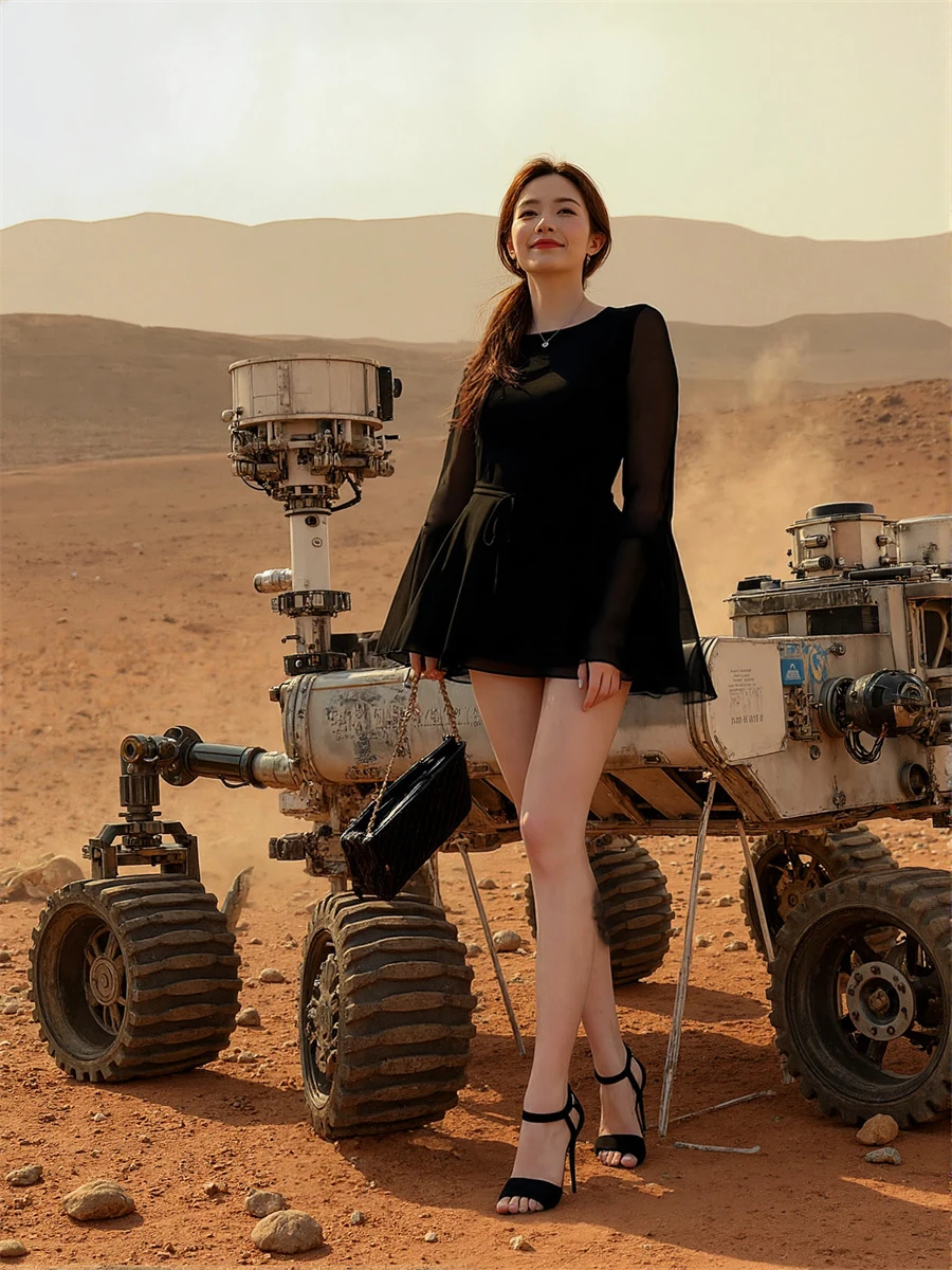 ชุดเดรสสีดำสำหรับผู้หญิง สายเดี่ยว แขนบานระบาย ชั้นระบายเป็นชั้นๆ แบบเจ้าหญิง หวาน น่ารัก สวย น่ารัก