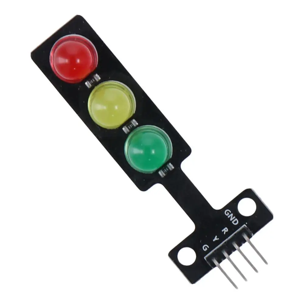 Mini Traffic Light Display Module Red Yellow Green 5mm * 3 Traffic Light System Model DC 5V Electronic Building Blocks
