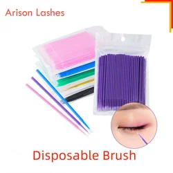 ARISON Colorful Brush Disposable Packing Mascara Wands Applicator Eyelashes Extension Cutton Brush High Quality Makeup Tool