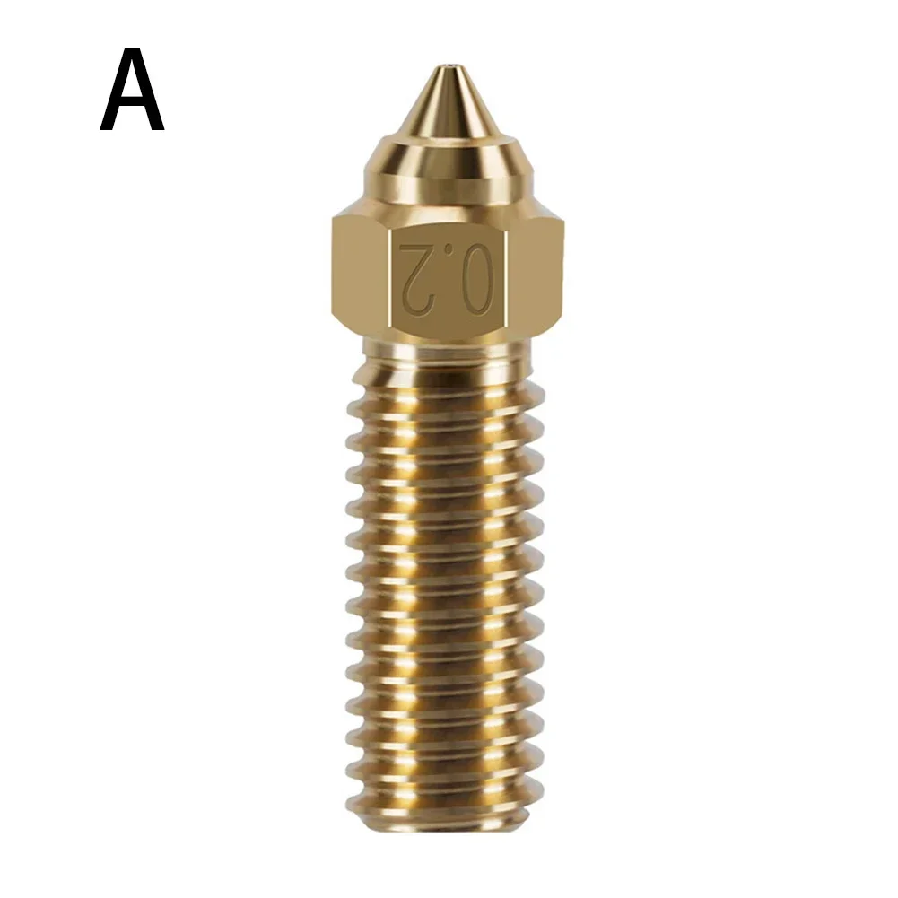 Per Creality, per 3, per K1, per K1 Max Ugello 0,4/0,6/0,8 mm Ugelli in ottone Ugello Ugelli per stampante in rame placcato in ottone