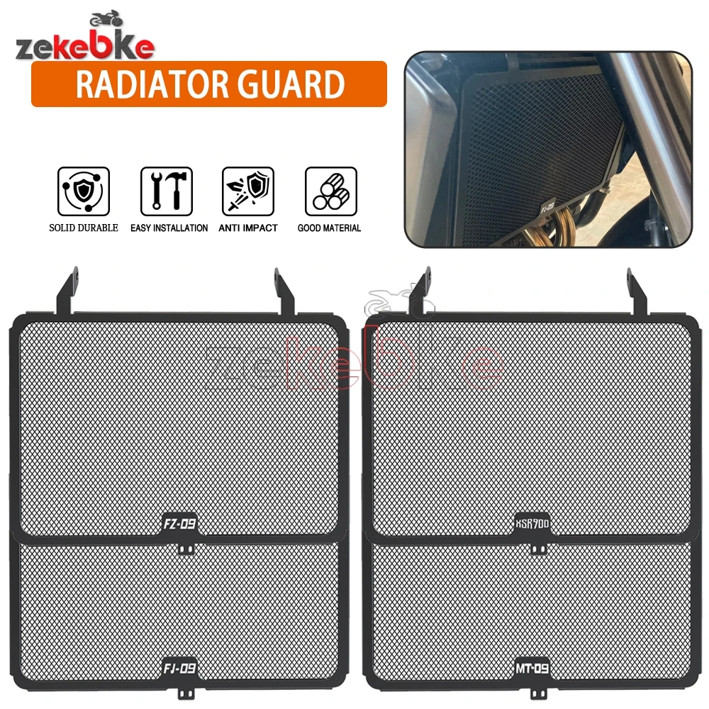 

For Yamaha MT-09 FZ-09 FJ-09 MT09 XSR900 2013 2014 2015 2016 2017 2018 2019 2020 2021 Radiator Grille Guard Cover FZ09 FJ09 ABS