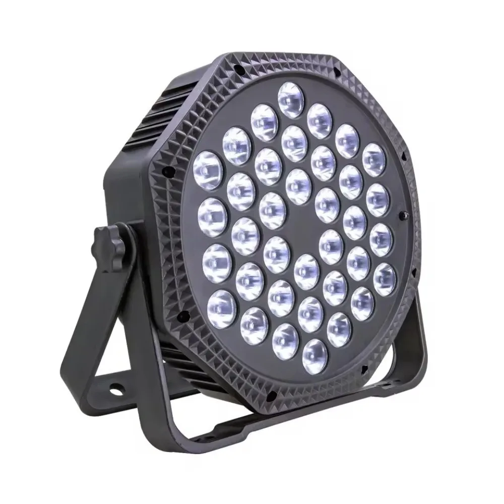 Full color remote control LED 18 36 Par lights colorful RGB color-changing single color dyeing wedding KTV stage lights