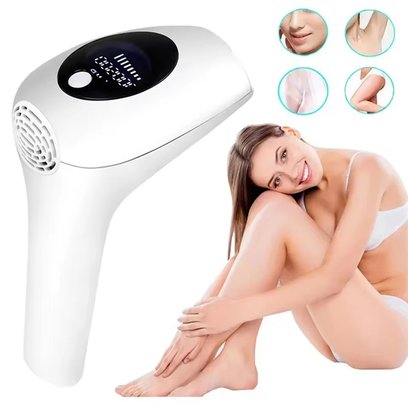 

Professional IPL Handheld Epilator for Women LCD Display 500,000 Flashes Bikini Body & Pubic Hair Removal
