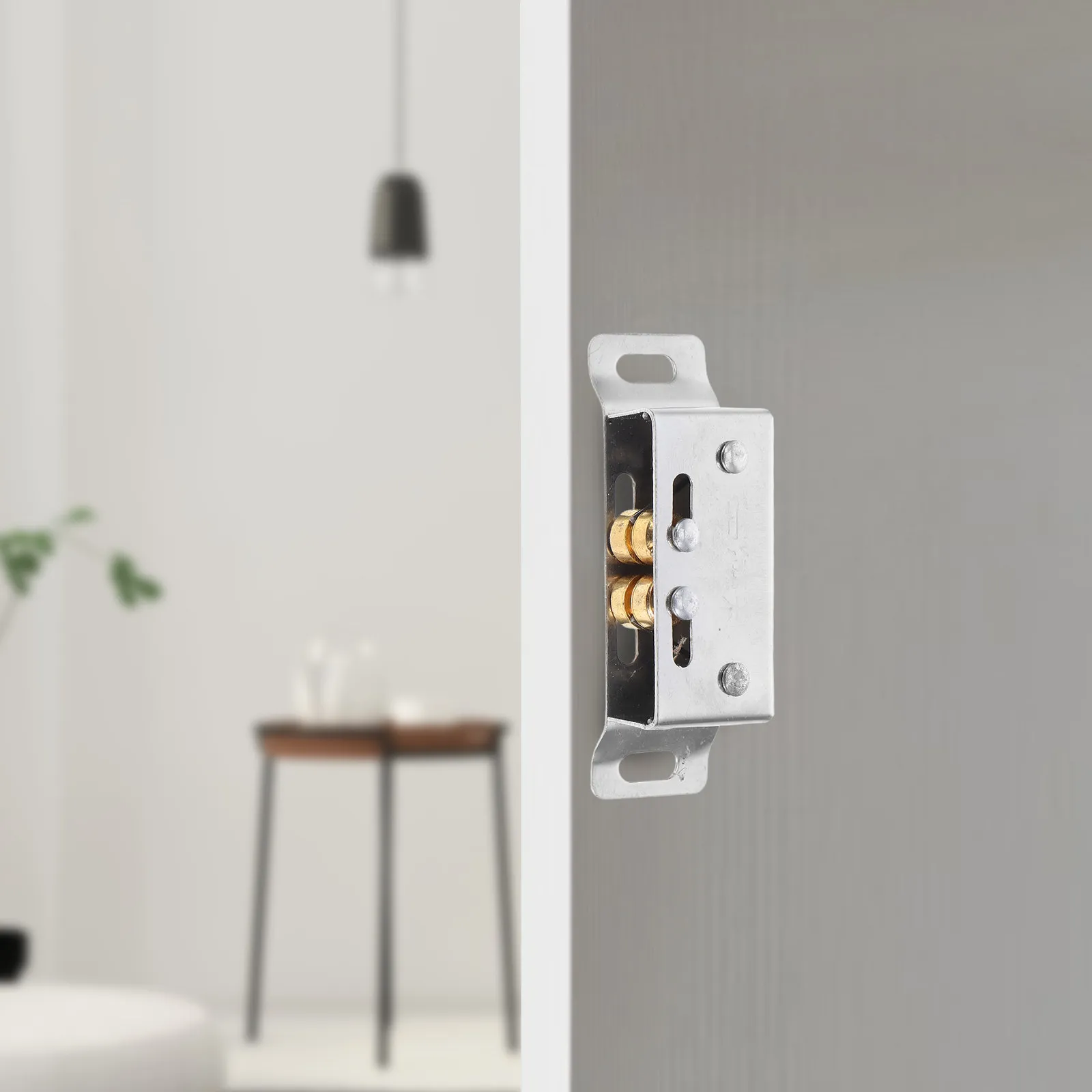 10Pairs Stainless Steel Ball Catch Door Latch for Cabinets Wardrobes Closets Spring Door Catch Quiet Closing Hardware