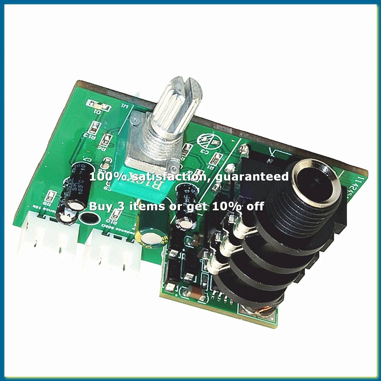 Dynamic Microphone Capacitor Amplifier Preamplifier Mic Pickup Small Signal Amplification Circuit Module 6.5mm Interface-DT30