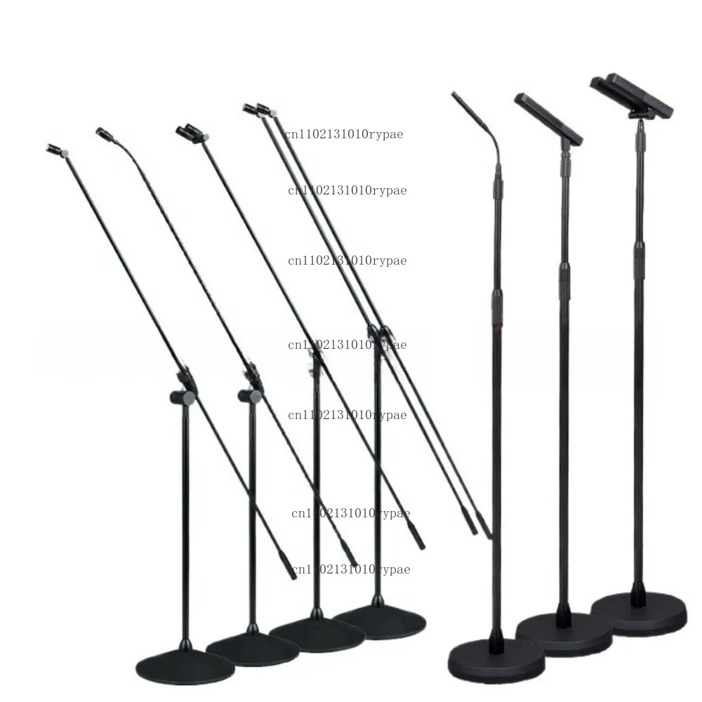Professional Metal Microphone Single Double Can Be Used for Meetings Speeches Stage Condenser Chorus Microphone for Studios