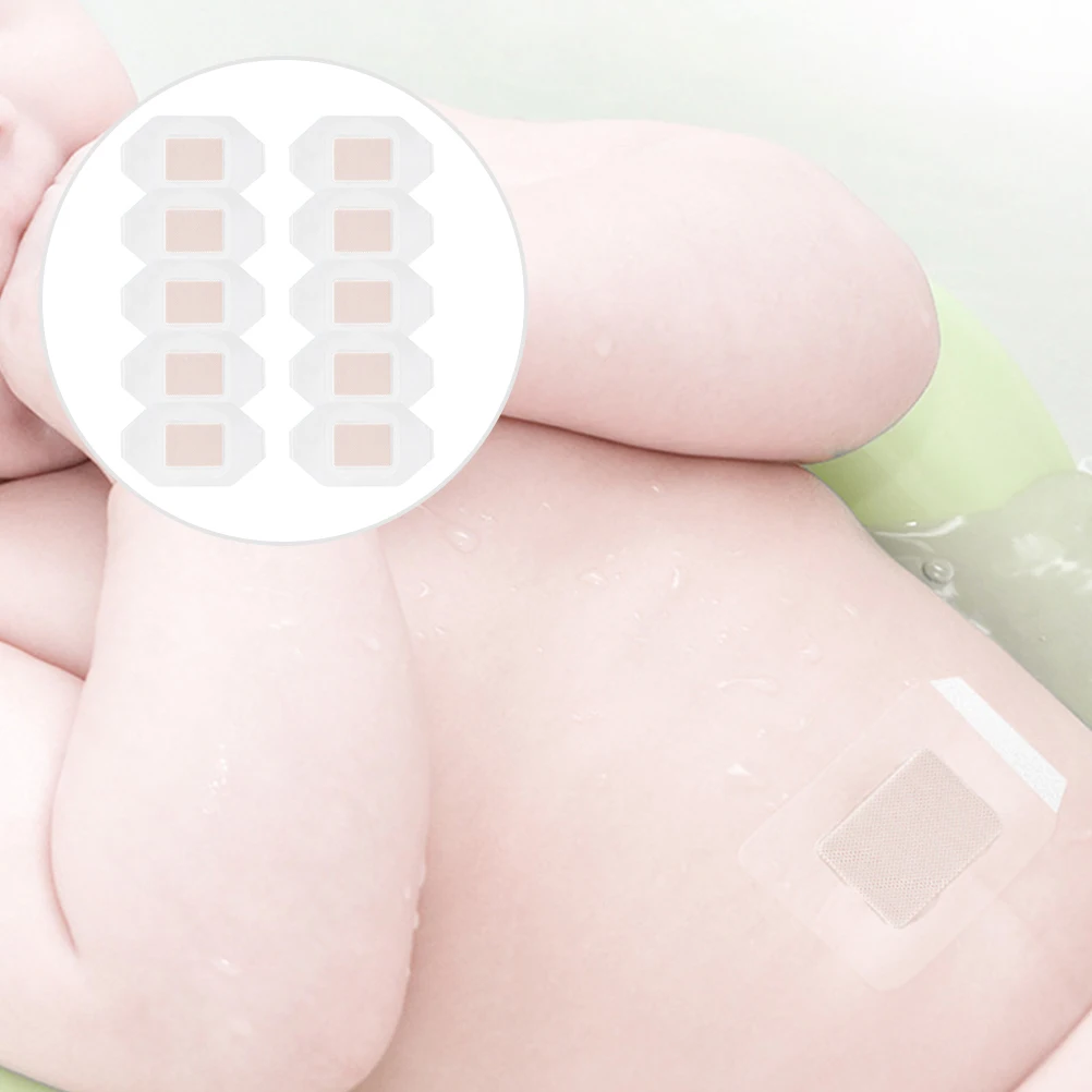 

Одноразовые детские наклейки на пупок, легко наносятся, снимают нежную кожу, патчи для пупка для младенцев, детские наклейки на пупок