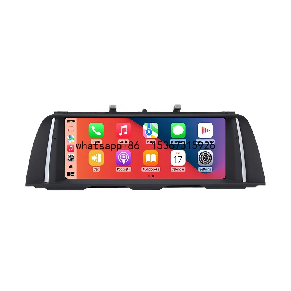 Route b car radio screen for BMW 5 Series F10 F11 F12 CIC 2010-2012 Car GPS support wireless carplay android auto