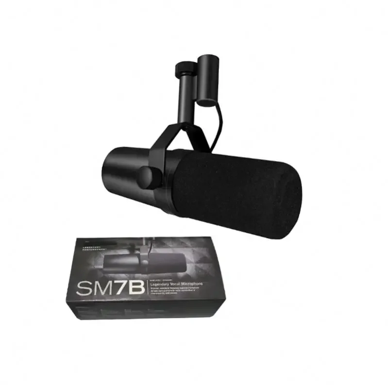 

SM7B Professional Vocal Microphone Dynamic Wired Cardioid Mic for Karaoke Gaming PC recording