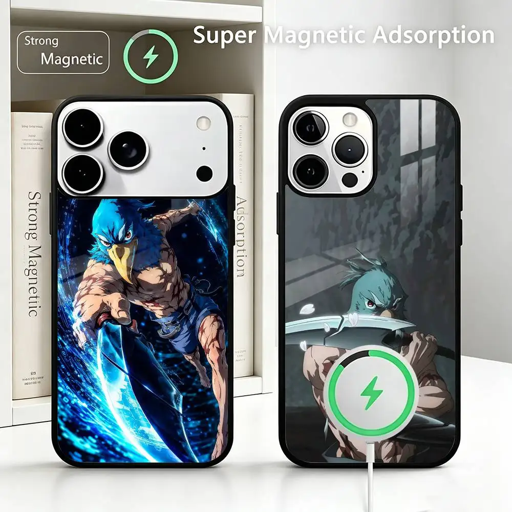 Comic s-Shangri-La Frontier Wireless charging phone case compatible with iPhone 17/16/15/14/13/12/11