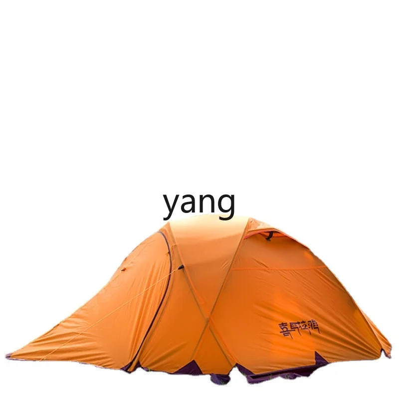 Yjq Tent Camping Overnight Winter Thickened Outdoor Camping Rain-Proof Traveling by Motorcycle Professional Cold-Proof Equipment