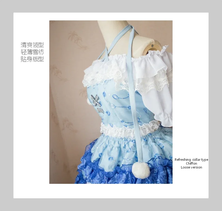 CosAn【Personalizado】Disfraces de cosplay del juego Touhou Project Tatara Kogasa, vestido dulce y elegante, ropa para fiesta de Halloween, ropa para juegos de rol, nuevo