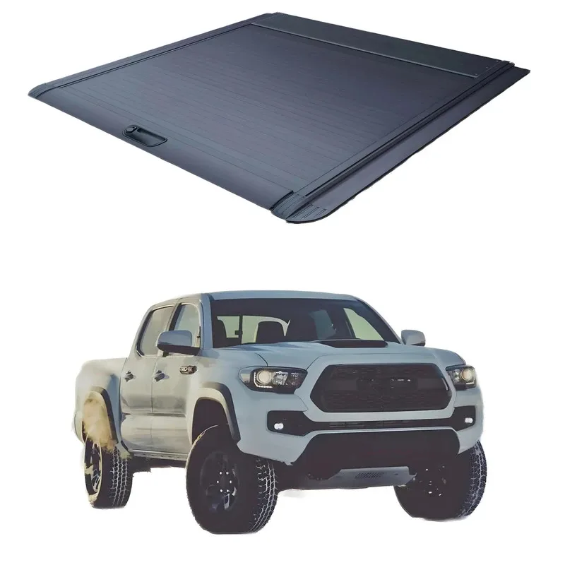 

Wholesale Aluminum Retractable Tonneau Cover for 4x4 Pickups Waterproof Truck Bed Cover for for Tacoma for Hilux Revo