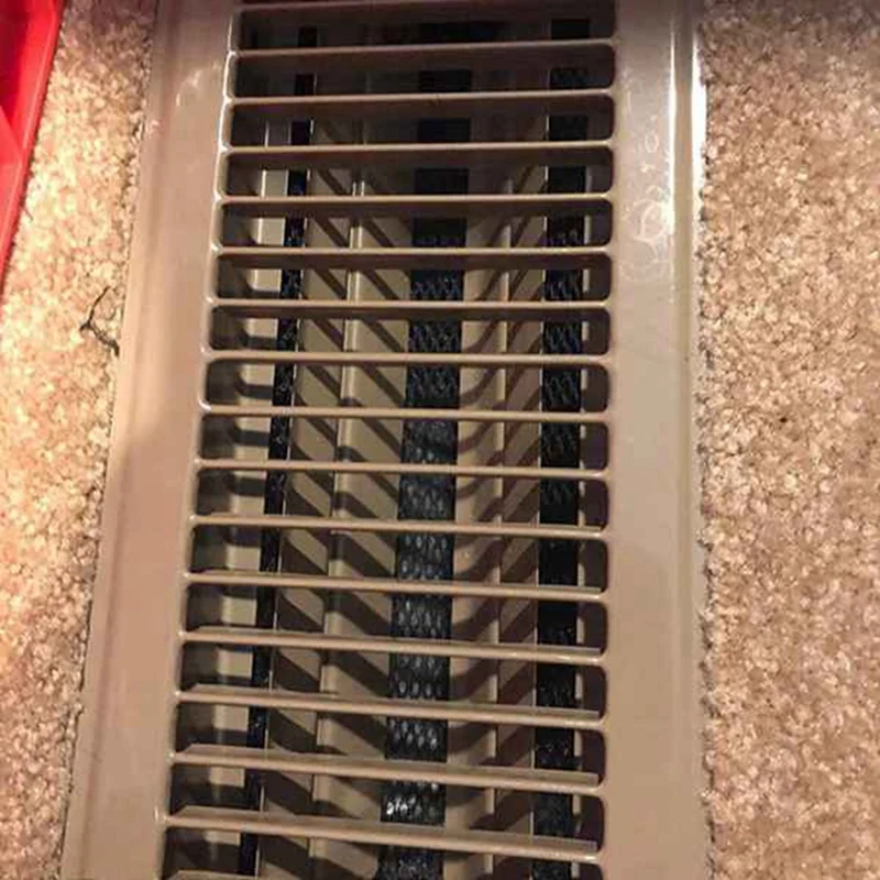 أغطية شبكية لتنفيس الأرضيات لفتحات التهوية ، غطاء سجل الأرضية ، مصيدة شبكة المرشحات ، 4 × 10 بوصة ، 5 4.5