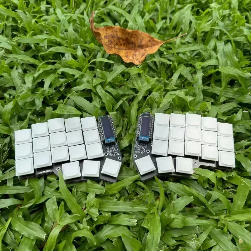 Imagem -05 - Mifuny Corne Crkbd Split Teclado Mecânico Personalizado Faça Você Mesmo Kaihua Chocolate Baixo Eixo Bluetooth com Fio Modo Duplo Hotswap Teclado