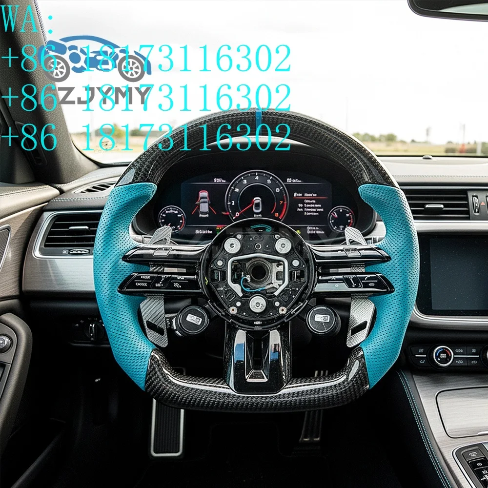 Factory Discounts Carbon Fiber Leather Steering Wheel for  W205 W213 W222 C257 C238 X253 C200 C300 E300 E400 S450 S500 CLS300 GL