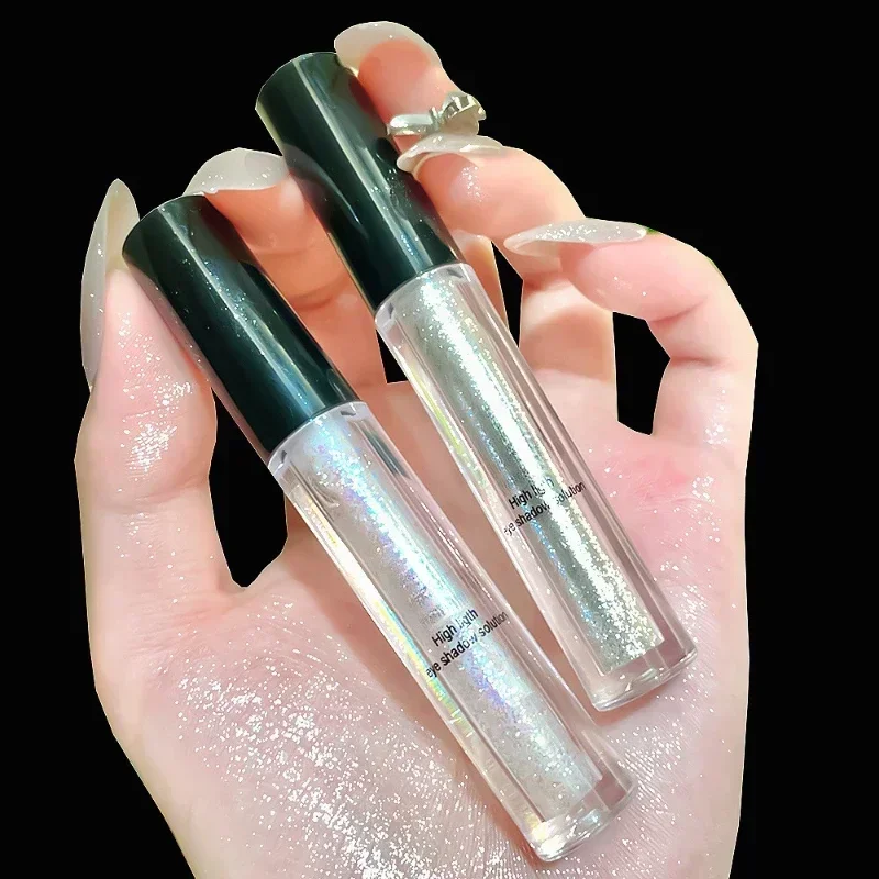 Delineador de ojos con purpurina líquida, sombra de ojos metálica brillante, bolígrafo de diamante brillante, resistente al agua, maquillaje para fiesta de belleza para mujer, venta al por mayor