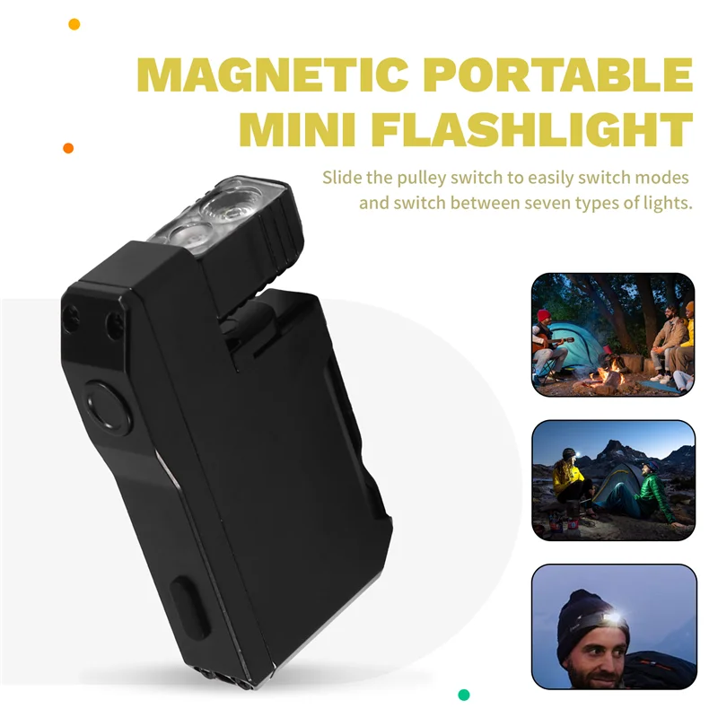 G5 ポータブル EDC 懐中電灯、充電式 G5 懐中電灯 - 3 モード、400 ルーメン、防水ミニ RGB ライト