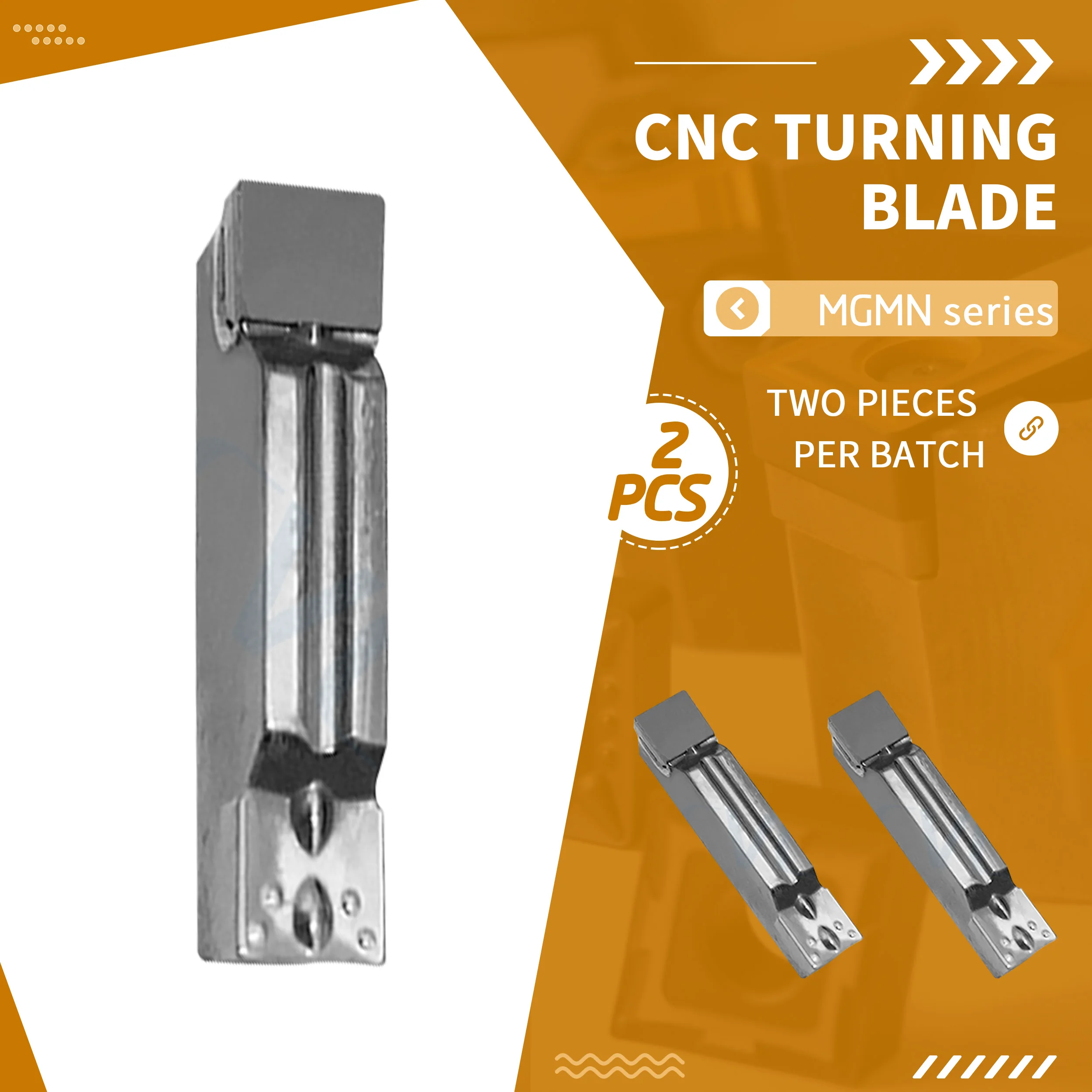 Insertos de ranurado CNC de torno, insertos de diamante de alta dureza, MGMN150, MGMN200, MGMN250, MGMN300, MGMN400, MGMN500, MGMN600, PCD, CBN, 2 uds.