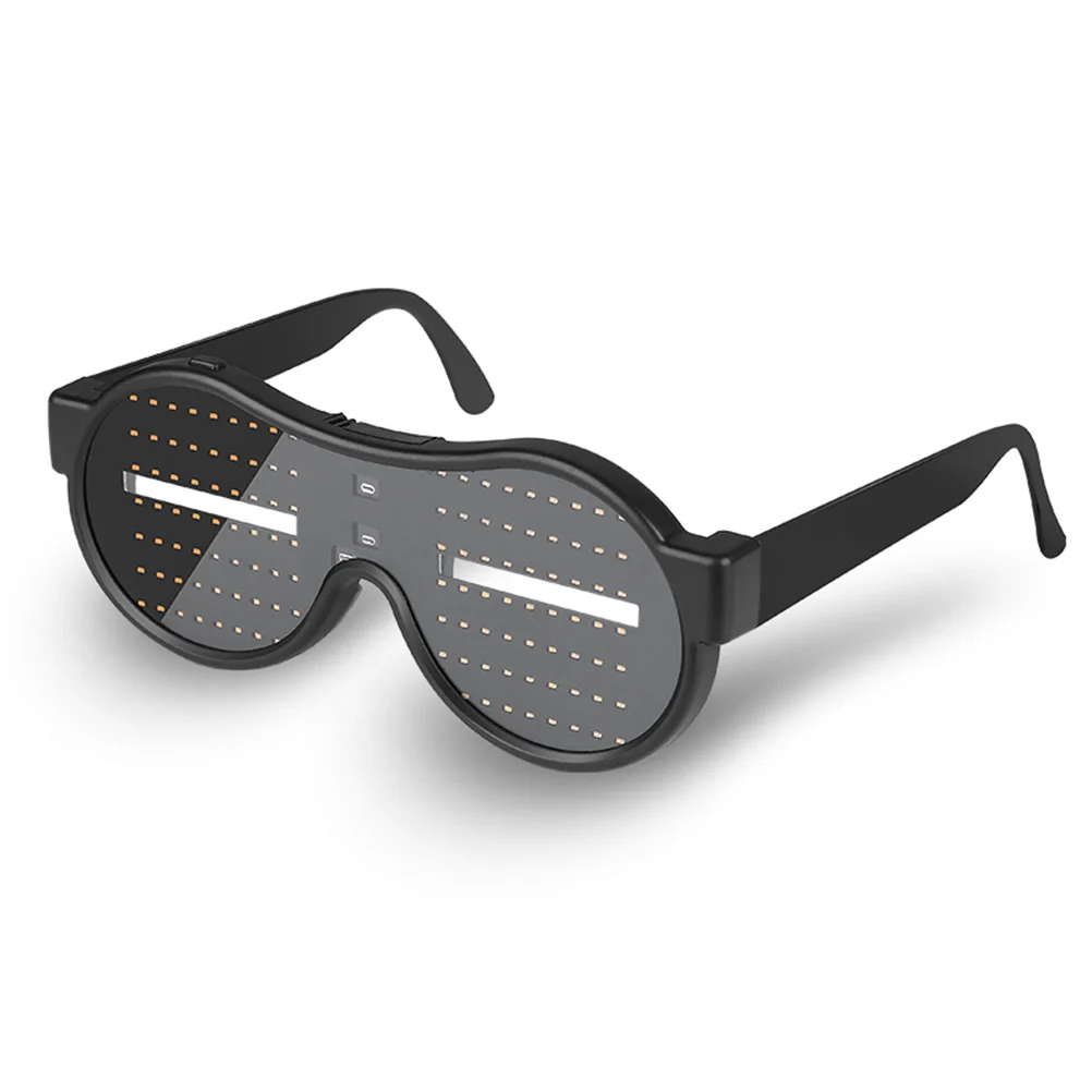 

Glowing Glasses Interesting Eyewear Eyeglasses LED Luminous Party Supplies Photo Props Funny Child