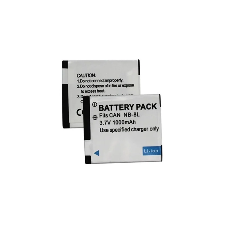 3.7V 1000mAh NB-8L NB 8L NB8L li-ion fotocamera digitale batteria + caricabatterie per Canon PowerShot A3300 A3200 A3100 A3000 A2200 A1200 IS