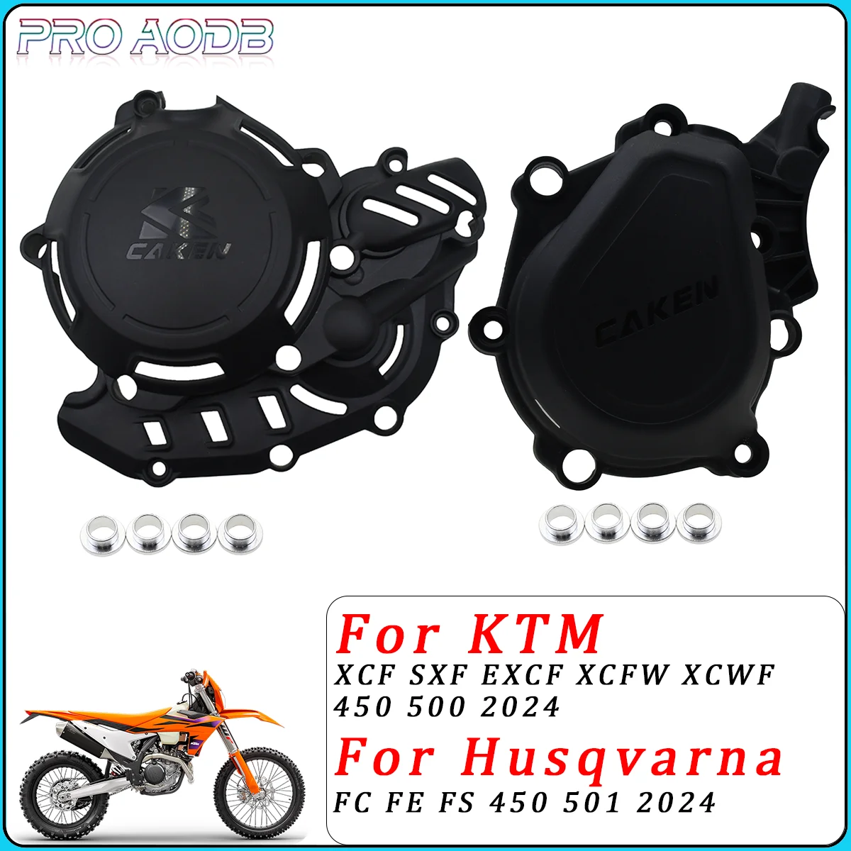 

Dirt Bike Clutch Cover Ignition Protector Guard For KTM EXCF SXF XCFW XCF GAS GAS EC EX MC HUSQVARNA FC FE 450 500 2023 2024