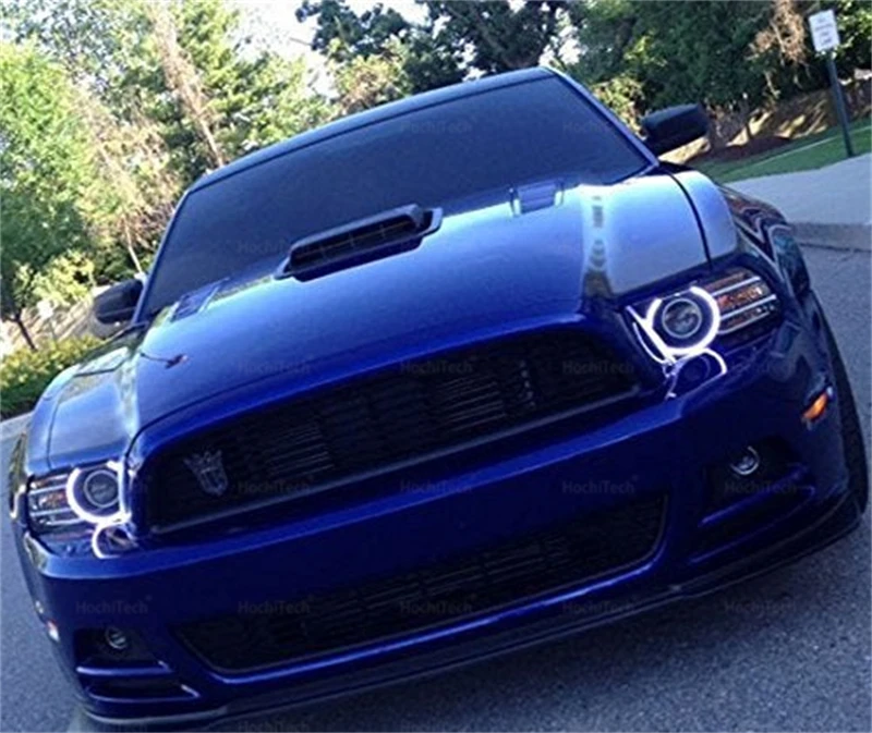 2 anni di garanzia luce diurna a LED in cotone bianco Angel Eye per Ford Mustang 2013 2014 accessori per auto