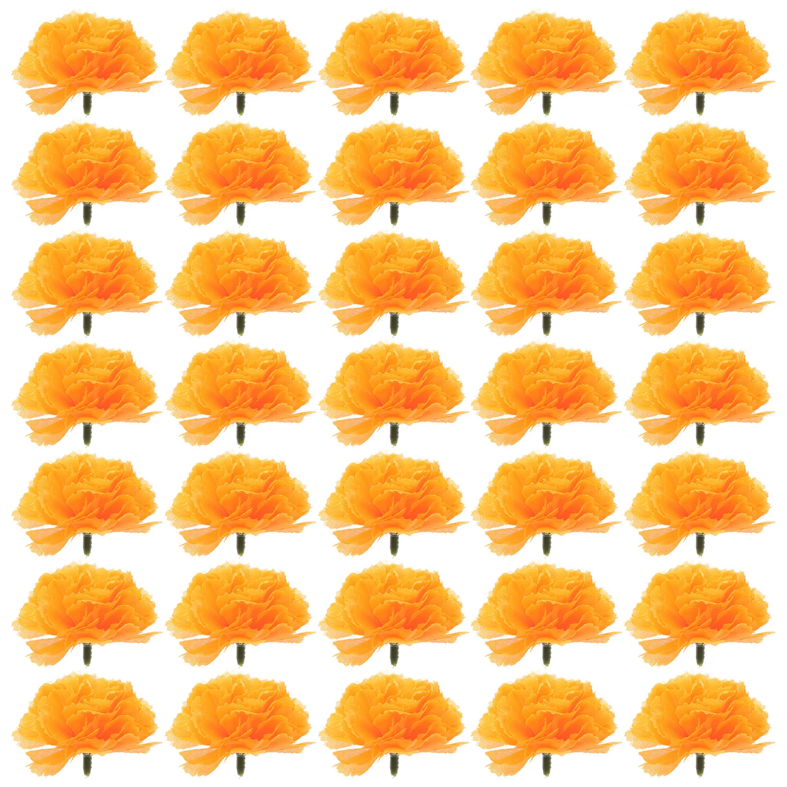 

50Pcs Simulation Marigold Heads Romantic Decoration Home Wedding Party Fake Flower DIY Decors Marigold Heads Flower Props